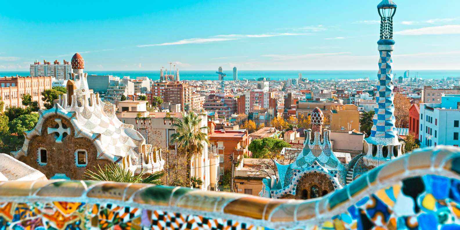 Colourful image of Barcelona